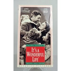 Its a Wonderful Life VHS Frank Capra 1947 Original Uncut New Sealed VHS 02064